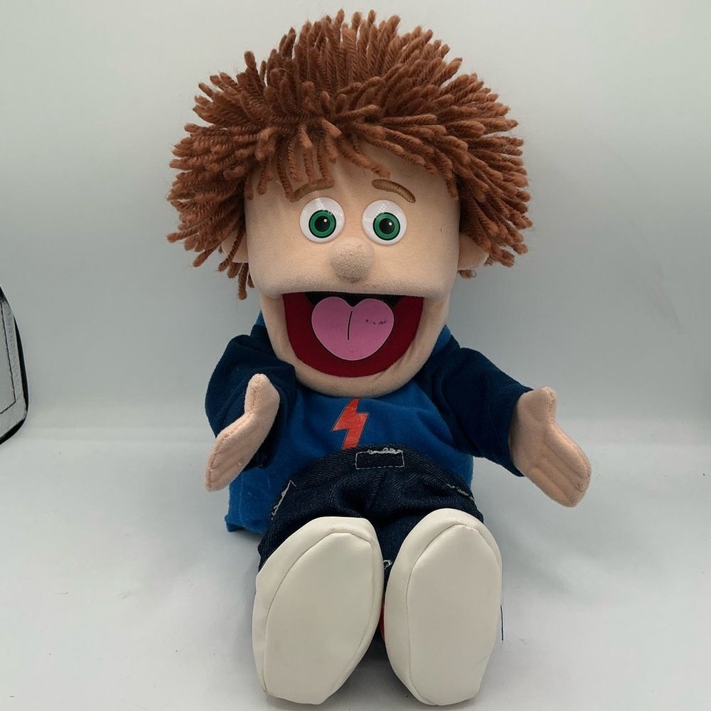 Silly Puppets 14" Tommy, Peach Boy, Hand Puppet